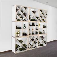 Immagine del prodotto per 'Modulo con 9 scomparti, Bianco alpino con bordo rovere naturale'