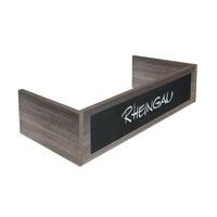 Blenda finale con lavagna, in legno, color weng�