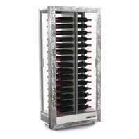 Cantina frigo TECA VINO, orizzontale, argento