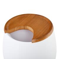 Elemento superiore del piano del tavolo per refrigerator di design per bottiglie (modello tavolino, H 70 cm)