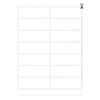 Foglio A4 perforato per binario ALT 3,9 cm