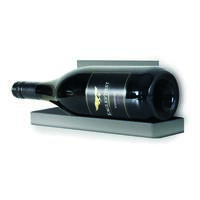 Immagine del prodotto per 'Portabottiglie da parete per 1 bottiglia 0.75l, colore argento'