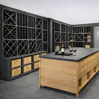 Immagine del prodotto per 'Portabottiglie vino CUBE 52 in legno, tobacco'