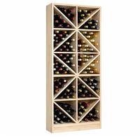 Portabottiglie vino PRESTIGE 4 rovere naturale