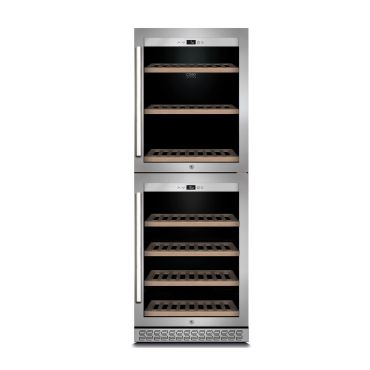 Frigorifero per vini "WineChef Pro 126-2D" con app, per 126 bottiglie.
