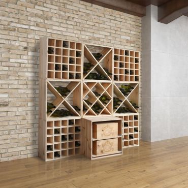 SogesHome Portabottiglie di Vino Organizer in Legno Porta bottiglie da vino  Porta bottiglie e armadietti da vino per 120 Bottiglie per Vino da ripiano  per Soggiorno Legno : : Casa e cucina