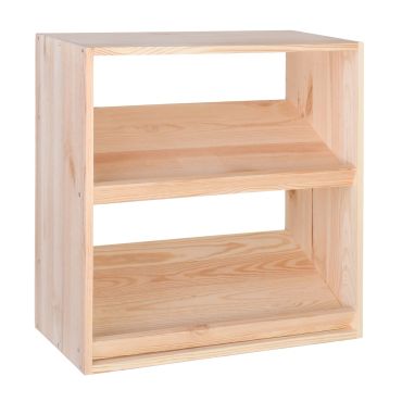 Portabottiglie 60 cm con 2 espositori