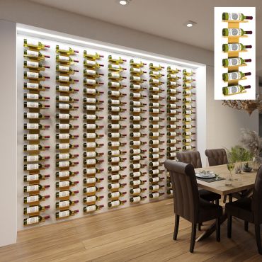 Cantinetta porta bottiglie vino da parete Rettangolo