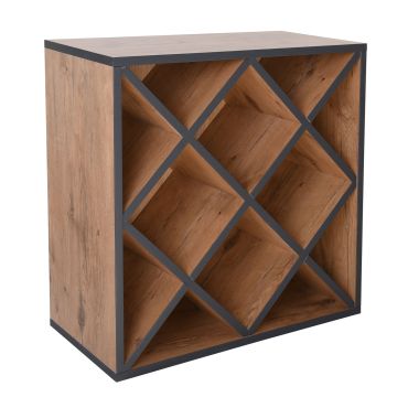 Modulo a rombo, Rovere rustico con bordo antracite