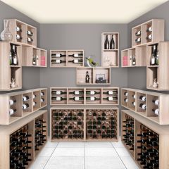 Cantinetta vino CAVEPRO SMALL & CAVEPRO per 4 bo.