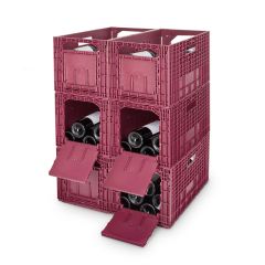 Casse per vino WEINBOX, in rosso