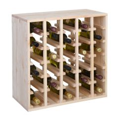 Cantinetta vino QUADRI, in legno, per 30 bottiglie