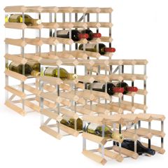 Cantinetta vino TREND naturale con semplice montaggio.