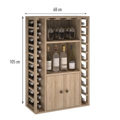 Cantinetta vino PROVINALIA Modello 4, rovere