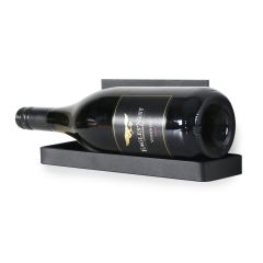 Mensola da parete Black Pure per 1 bottiglia da 0,75 litri