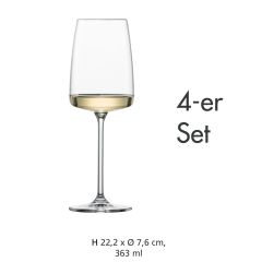 Bicchiere da vino "Light & Fresh", set di 4 (da 7,95 EUR/bicchiere)
