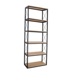 Portabottiglie STYLE in legno/metallo misto senza illuminazione