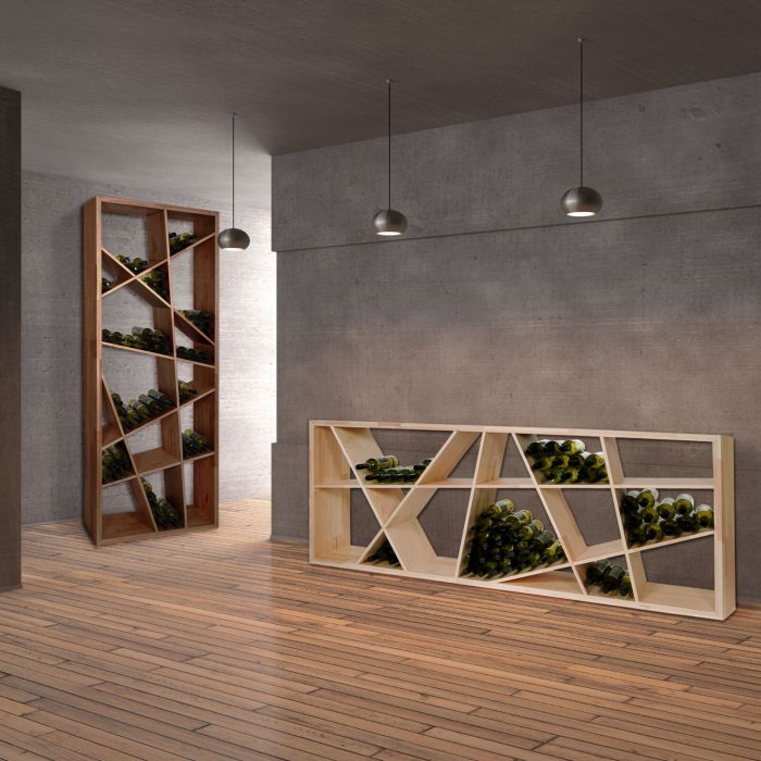 Portabottiglie in rovere "Odin