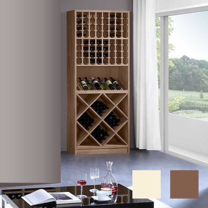 Portabottiglie vino PRESTIGE 3 in legno rovere