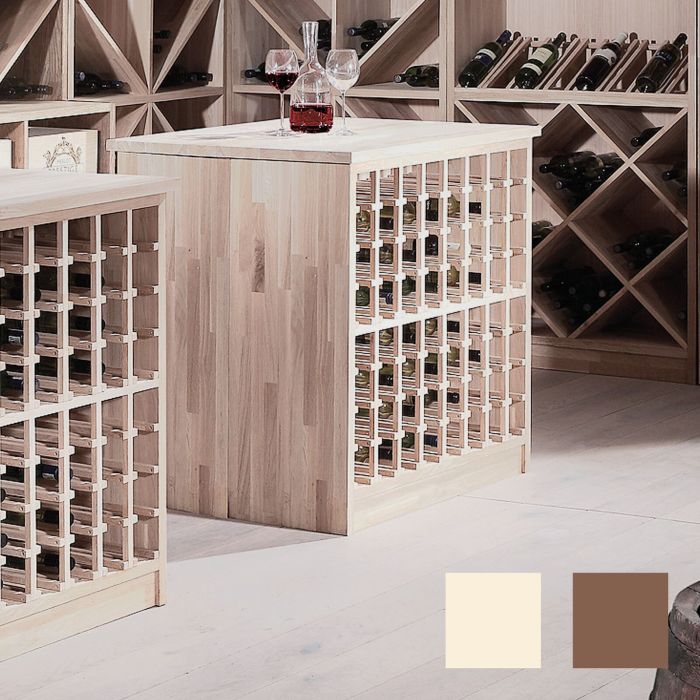 Isola portabottiglie vino PRESTIGE in legno rovere