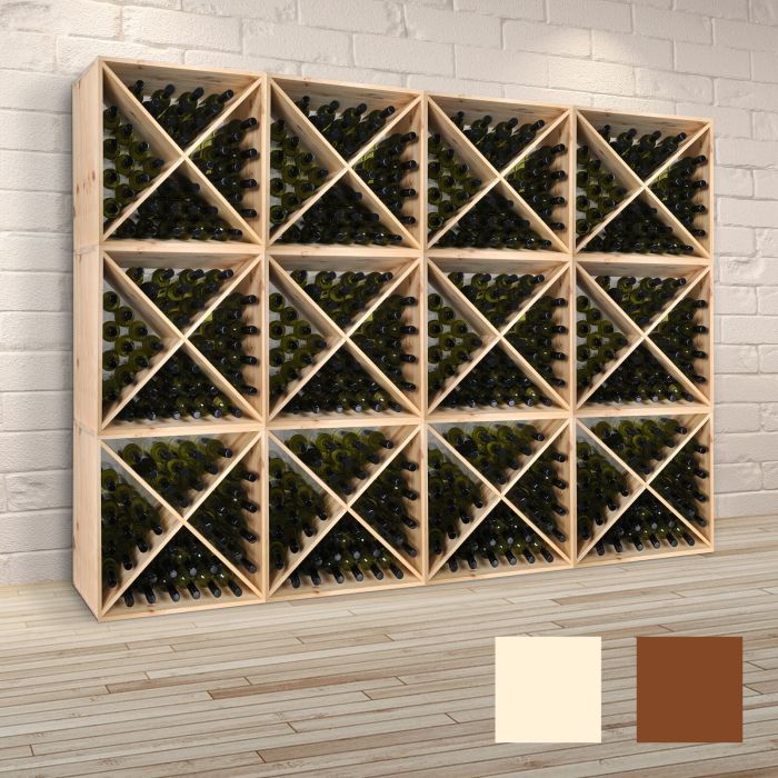 Portabottiglie vino X 60 in legno