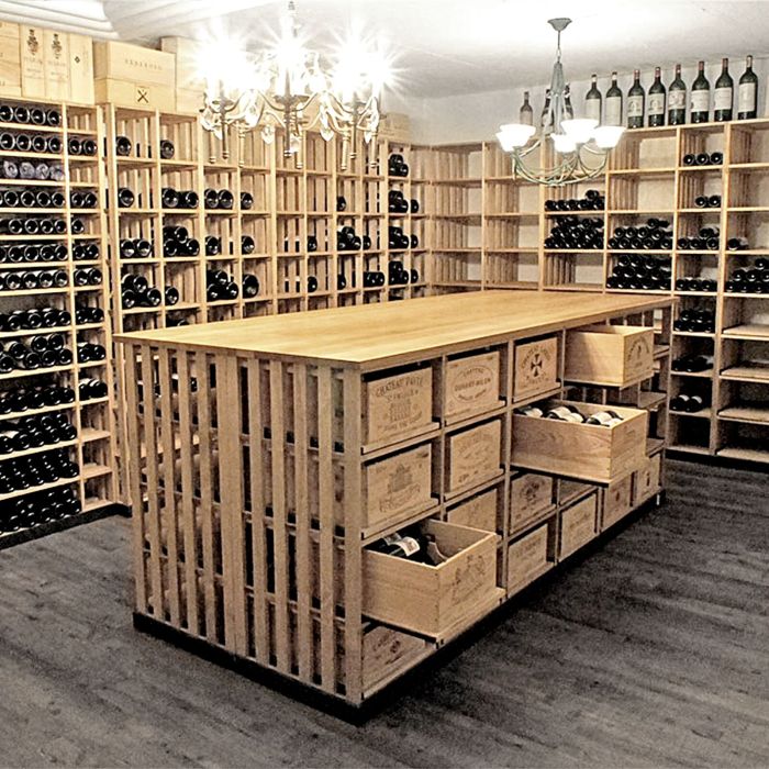 Cantinetta vino CAVEAUSTAR in legno