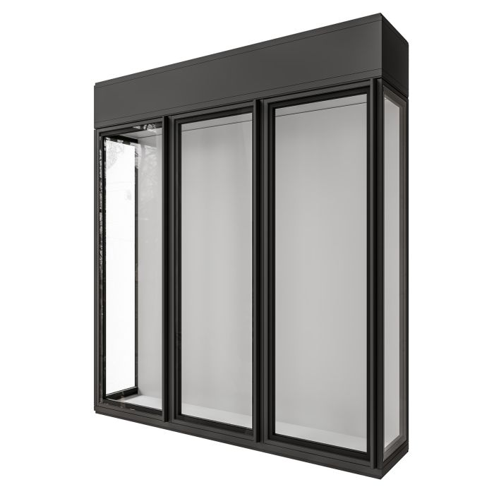 Vetrina Vitrus, L 158 cm, 3 ante