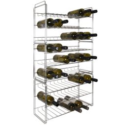 Scaffale portabottiglie vino vino armadio supporto cuscinetto da cucina  scaffale 12 bottiglie Scuro: .it: Cas…