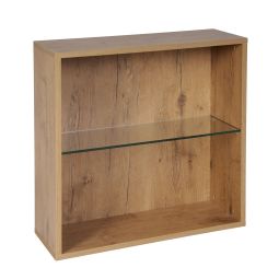 Modulo con scomp. in vetro rovere rustico