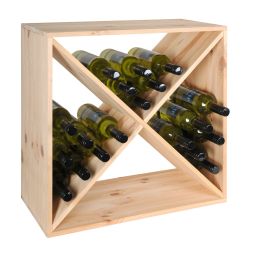 Scaffale vino "X-CUBE", natura A 60 x L 60 x P 30 cm