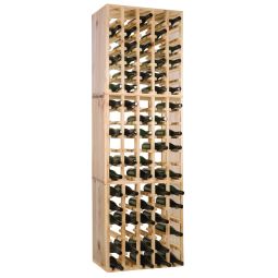 Portabottiglie modulo "QUADRI" naturale 60 cm. set da 3