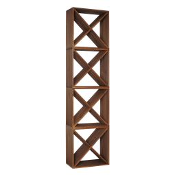 Portabottiglie vino 50 cm Modulo "X", set da 4