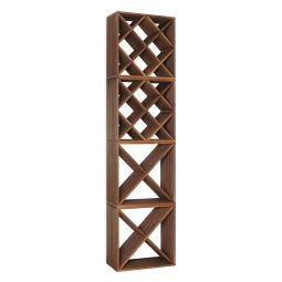 Portabottiglie, set da 4, 50cm 2x modulo X+2x modulo a ROMBO