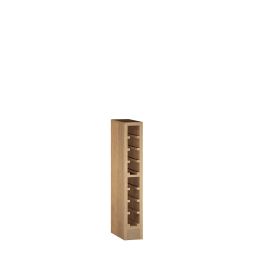 Portabottiglie PRESTIGE 13, legno rovere tinto marrone
